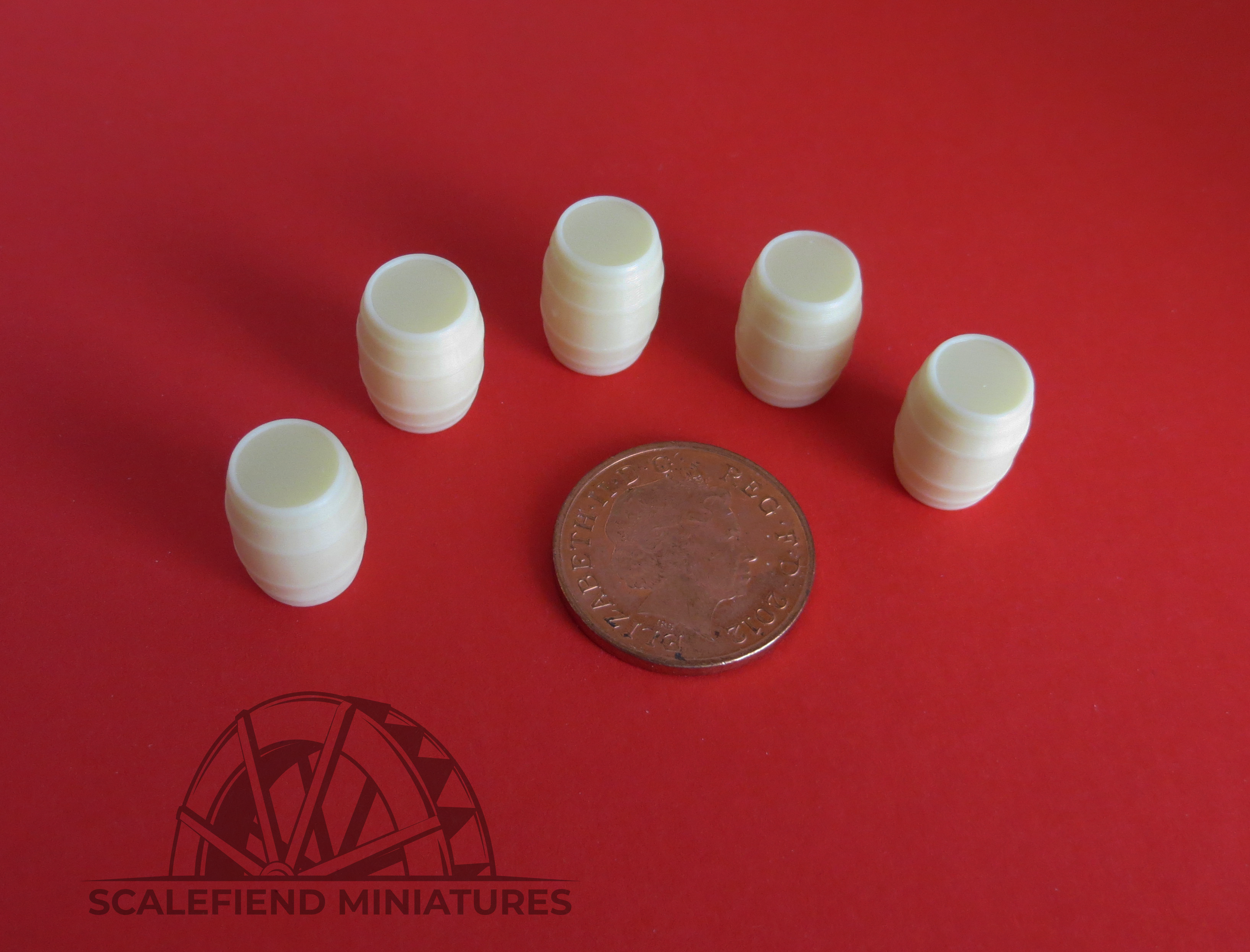 1/72 Wooden Barrels - set of 5 image 2