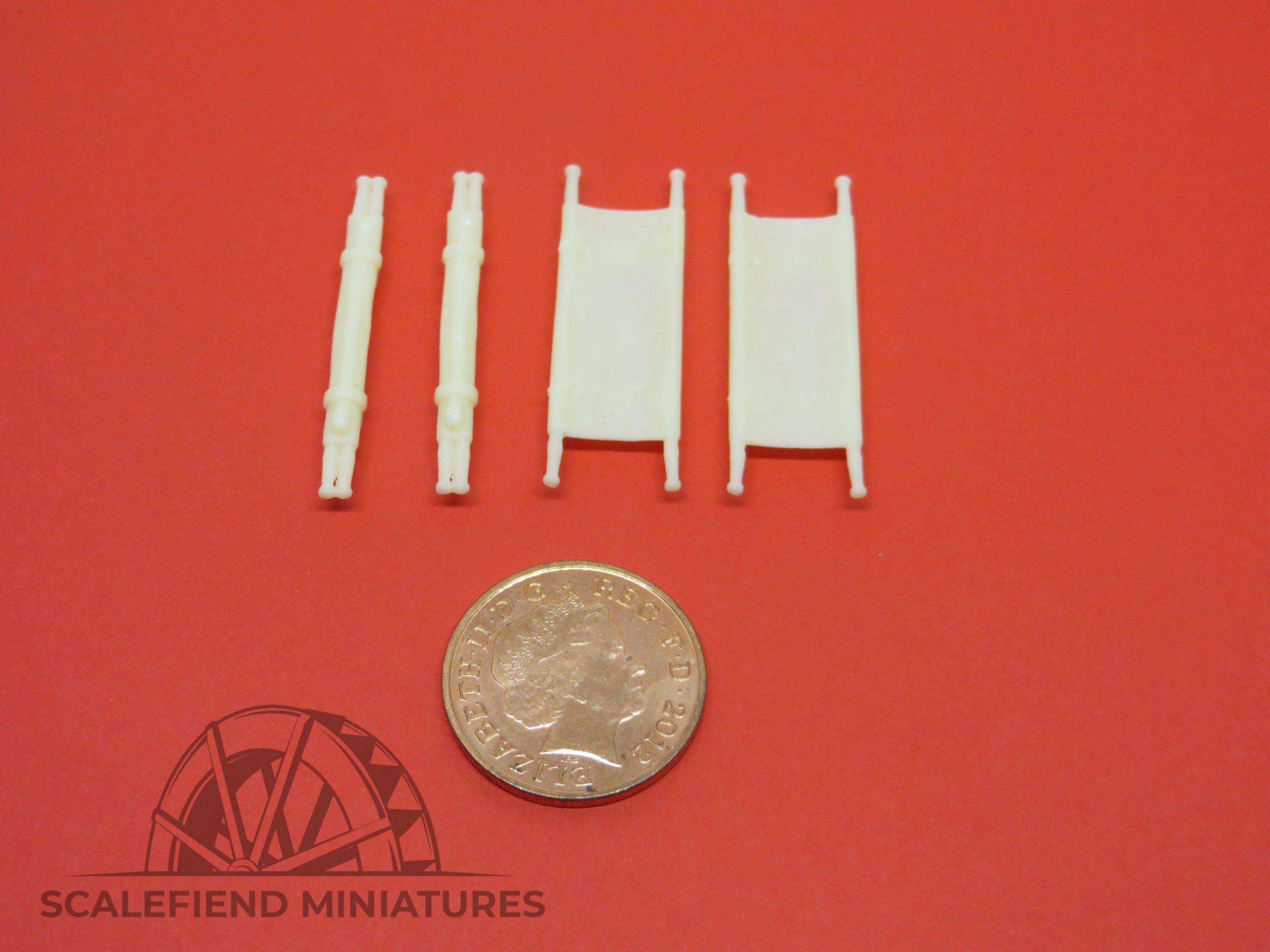 1/72 WWII US Stretchers - laid out and rolled up image 2